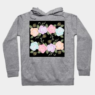 Watercolor Roses Hoodie